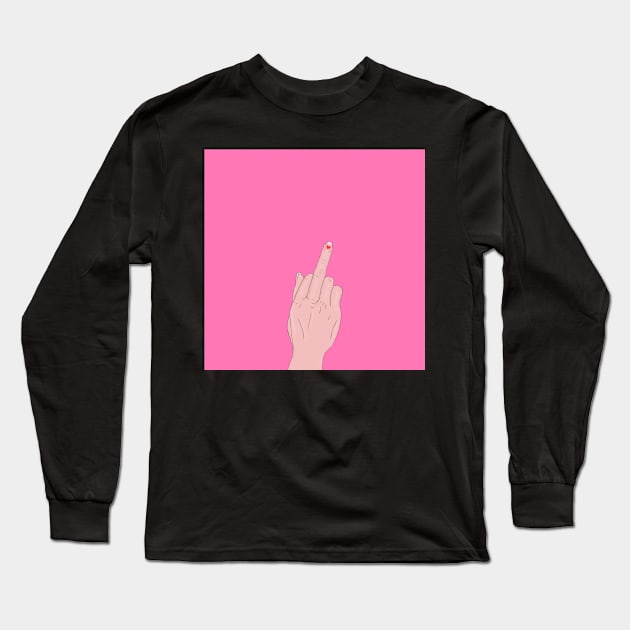 Fuck you! Love, Me Long Sleeve T-Shirt by karinelizabeth